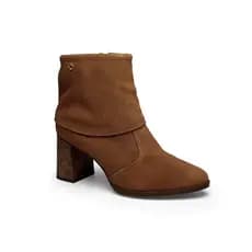 BOTA CAPA FEMININA EM COURO LEGÍTIMO SALTO GROSSO  ESTILOSA DAKOTA ORIGINAL