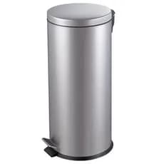 LIXEIRA ROUND COM PEDAL AÇO INOX MEMBER’S MARK 30L LIXEIRA DE COZINHA BANHEIRO COM TAMPA