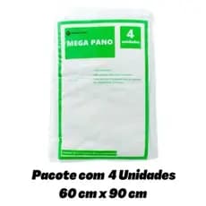 MEGA PANO 60X90CM LIMPEZA MULTIUSO MICROFIBRA 4 UNIDADE MEMBERS MARK