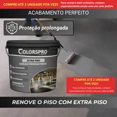 Tinta para Piso 12Kg ColorsPro | Antimofo, Sem Cheiro, Alta Resistência, Seca Rápido Interno/Externo