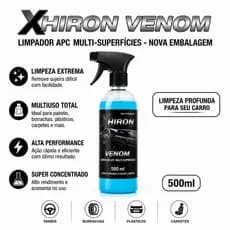 Venon APC Multi Superfícies 500ml | Limpeza Automotiva Painéis Borrachas Plásticos Carpetes