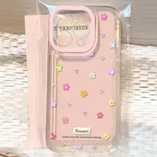 Capinha Capa Para MOTO G04 G13 G14 G15 G20 G22 G32 G34 G35 G60 G84 Transparente À Prova de Choque Flores coloridas