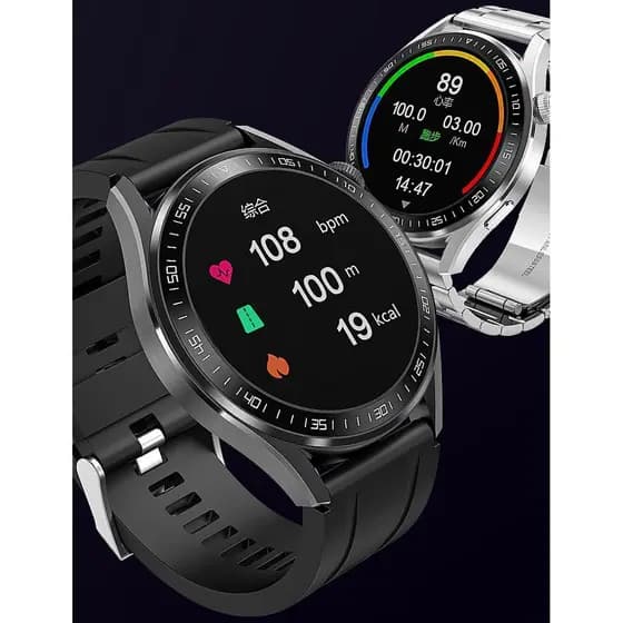 2026 NFC Relógio Inteligente Masculino Tela AMOLED HD Monitor Cardíaco Sono Multimodo Esportivo Compatível Android iOS