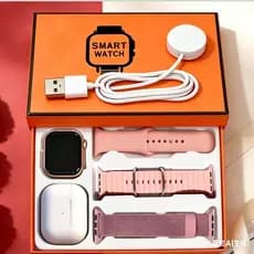 Smartwatch T800 Ultra Aparelho Auditivo Conjunto Completo Monitoramento De Freqüência Cardíaca Unissex