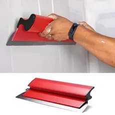 Espátula Inox para Acabamento de Massa Corrida 25/40/60cm com Lâmina Substituível