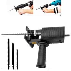 Kit Serra Adaptador de Serra Tico-Tico Elétrica para Furadeira e Parafusadeira