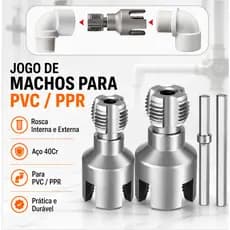 Abridor de rosca para tubulação de água, novo estilo 1/2 3/4PPR, rosca interna e externa, abridor de rosca integrado