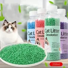 bolinhas desodorizantes antiodor para areia de gato, eliminador de odores, tira cheiro, para gatos