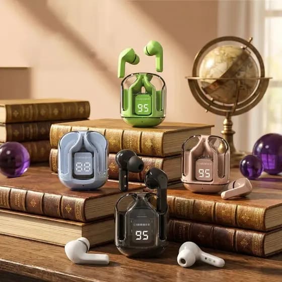 100% Importado Air31 Fones De Ouvido Bluetooth 9D Som À Prova Dwaterproof Água Display Digital Confortável TWS Compatíve