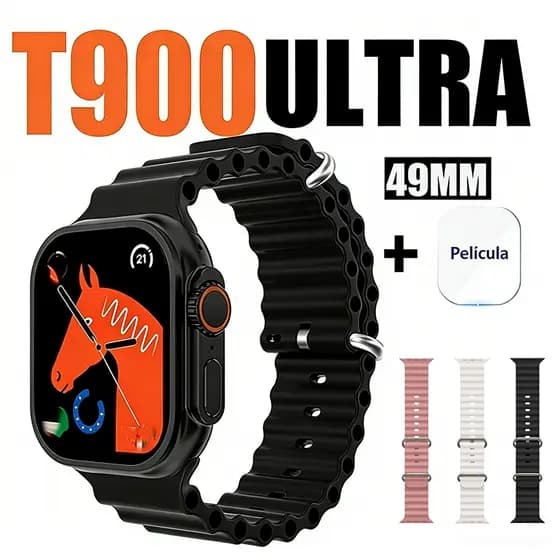 Smartwatch T800 Série 9-De Monitoramento De Frequência Ultra Cardíaca-Presente Ideal Para Festivais