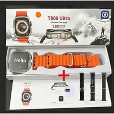 O Mais Recente Modelo 2026 Do smartwatch IWO8 Série T800Ultra Com Função De Carregamento Sem Fio Para Calorias E Frequên