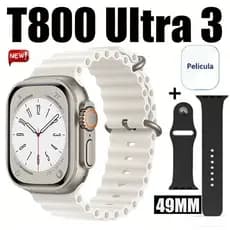 Smartwatch Relógio Inteligente Série IWO9 Smart Watch T800Ultra Carregamento Sem Fio Monitoramento De Frequência Cardíac