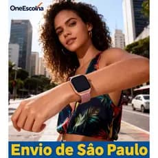 🔥 Oferta Smartwatch ! Receba Chamadas e Zappe no Pulso! Smartwatch Fácil de Usar, Carregamento Magnético e À Prova D'águ