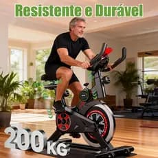 Bicicleta Bike Ergometrica Spinning Detecção De Frequência Cardíaca Academia Fitness Profissional 120kg