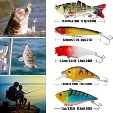 108 Pçs Clássico Isca Artificial De Água Doce Lantejoulas De Água Do Mar Isca Macia Ray Sapo Minnow Isca Kit De Pesc