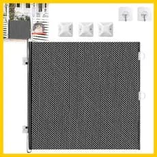 Porta de cerca de segurança para animais de estimação de 1 peça, 125 x 50 cm, porta de proteção de segurança