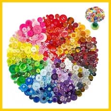 Botões coloridos (adequados para camisas e Artesanato)-500 peças, abotoaduras artesanais DIY