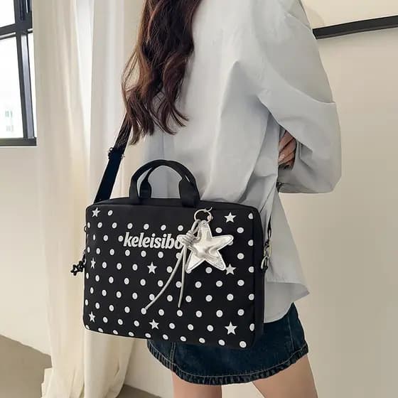 Saco de computador doce único novo estilo na moda moda estilo menina saco de computador portátil pequeno fresco saco de