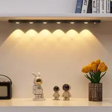 50 60CM Luz LED Sem Fio com Sensor Inteligente | Guarda Roupa Quarto Armário | Carregamento USB