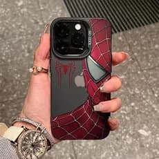 Capinha Para iphone 13 11 12 14 15 16 17 pro max 16E 17 AIR 7 8 plus XS XR XS MAX Padrão do Homem-Aranha