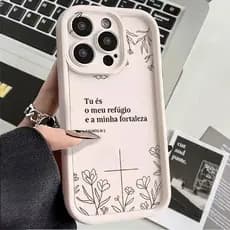 Capinha de silicone macia para iPhone 13 11 12 14 15 16 17 pro max 14 15 16 plus 17 air Padrão bíblico