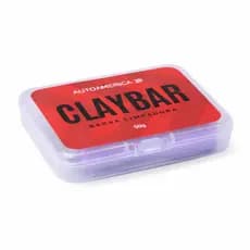 Clay Bar Autoamerica 50g – Tira Contaminação, Névoa de Tinta e Deixa a Pintura Lisa + Brilho Extremo Estetica Automotiva