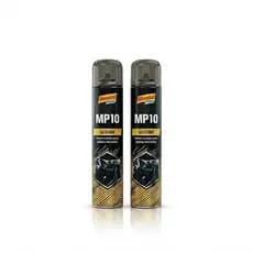 Kit com 2 Silicone Spray Para Borracha, Plástico, Painel, Interior Carro Renovador BrilhoTutti Fruti Mundial Prime 300ml