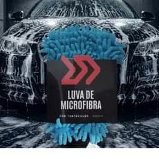 Luva De Microfibra Com Tentaculos 2 Lados Para Lavagem Carros Motos Vidros Moveis e Limpeza em Geral