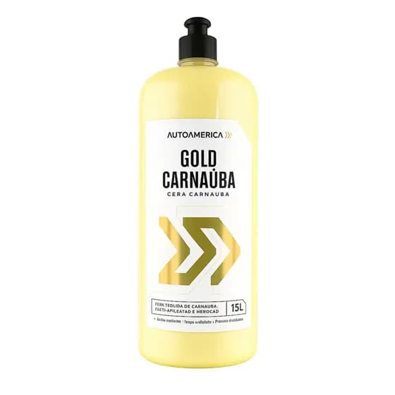 Cera Carnaúba Autoamerica 1,5L Profissional Alto Brilho Premium Prática Veicular Detailing Estetica Automotiva Carro Mot
