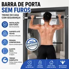 Envio rápido-Barra Fixa Flexão Porta Apoio Regulável 64 a 100 Cm, com apoios de braços, pode suportar até 150 kg