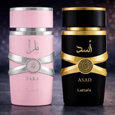Kit de 1 Ate 2 Perfumes Arabes linha Premium Asad e Yara Lataffa Parfum