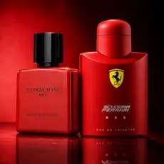 Kit 01 Ate 02 Perfumes Masculinos By Men Attrac~ttion one & Ferrari Red Premium 100ml