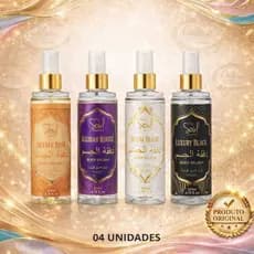 KIT 04 Body Splash ARABE SOUL COSMETICOS FEMININO 200ml  Desodorante Colonia Perfume Corporal