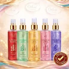 KIT 12 Body Splash Lumina Glitter SOUL 200ml Perfume Colonia Desodorante Corporal Brilho Cosmeticos