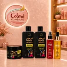 Combo Kit Capilar S.O.S Absoluto + Óleo Sérum Extraordinário + Leave-in SOUL COSMETICOS TRATAMENTO