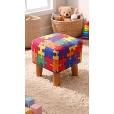 Puff Infantil Vitta Kids Decorativo Para Quarto Brinquedoteca Sala Resistente Seguro