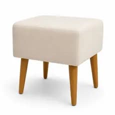 Puff Áurea Banqueta Penteadeira Decorativa Para Sala Quarto Studio Salão Recepção Apoio Para Pés - Áurea Vitta