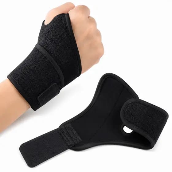 8.8 🔥Munhequeira Ortopédica Ajustável Pulso Firme Velcro Tamanho Único