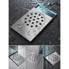 Ralo Falso Inteligente De Escoamento Para Box Em Aço Inox Banheiro