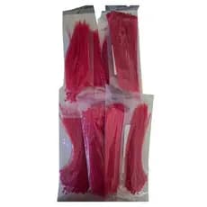 Kit 1000 Abraçadeira Nylon 2,5x200mm Vermelho Enforca Gato