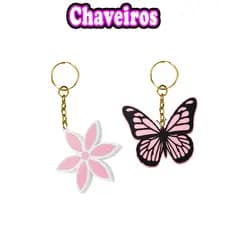 Kit de Chaveiros Lindos e Delicados