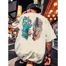 Camiseta Streetwear Anime Piece Luffy Chapéus Palha Gear 5 Zoan Mítica Hito No Mi Nika Deus Sol Geek Camisa 100% Algodão