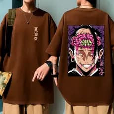 Camiseta OVERSIZED Camisa Jujutsu Kaisen Cursed Spirit Suguru Geto Anime Unissex envio rapido