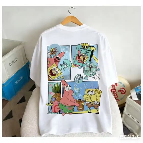 Camiseta Várias Estampas Bob Esponja Patrik Estrela Camisa 100% Algodão Envio imediato