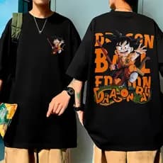 Camiseta Anime Dragon Ball Unissex 100% Algodão Lançamento - Tamanho Grande Envio Rápido