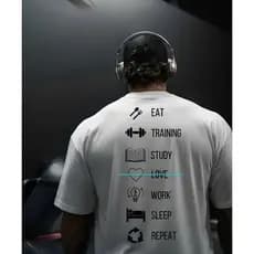 Camiseta 100% Algodão tamanho grande Gym Treino Academia Musculação Fitness Masculina rotina day