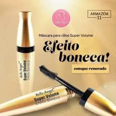 Máscara de Cílios Belle Angel: Efeito Boneca & Volume Bombástico