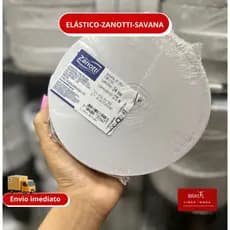 ELÁSTICO SAVANA ZANOTTI BRANCO ROLO COM 25 METROS