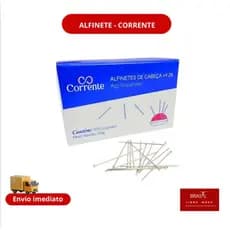 Alfinete De Cabeça Corrente Nº29 Niquelado Caixa C/ 700 Unid