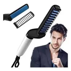 Chapinha Pente Alisador Modelador Barba E Cabelo Masculino